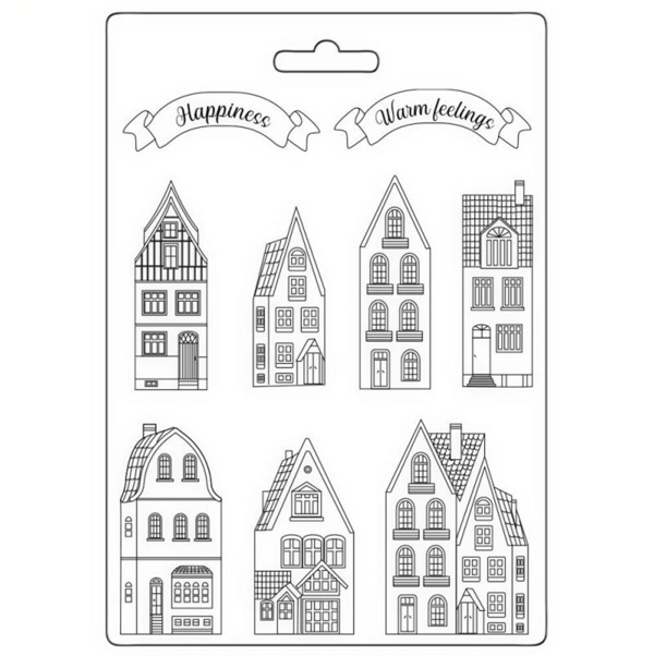 MF001 MOLDE FLEXIBLE CASAS 29,7x21 CM